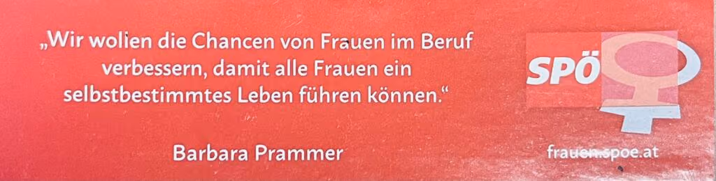 Barbara Prammer: "Wir wollen die Chancen von Frauen im Beruf verbessern, damit alle Frauen ein selbstbestimmtes Leben führen können."