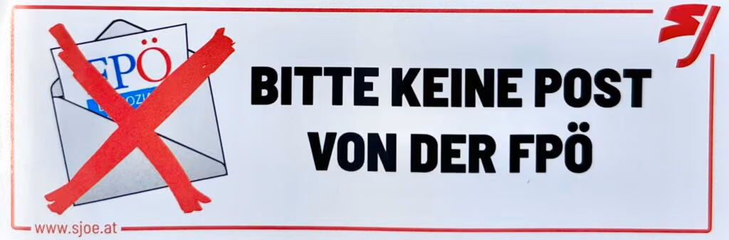 Bitte keine Post von der FPÖ