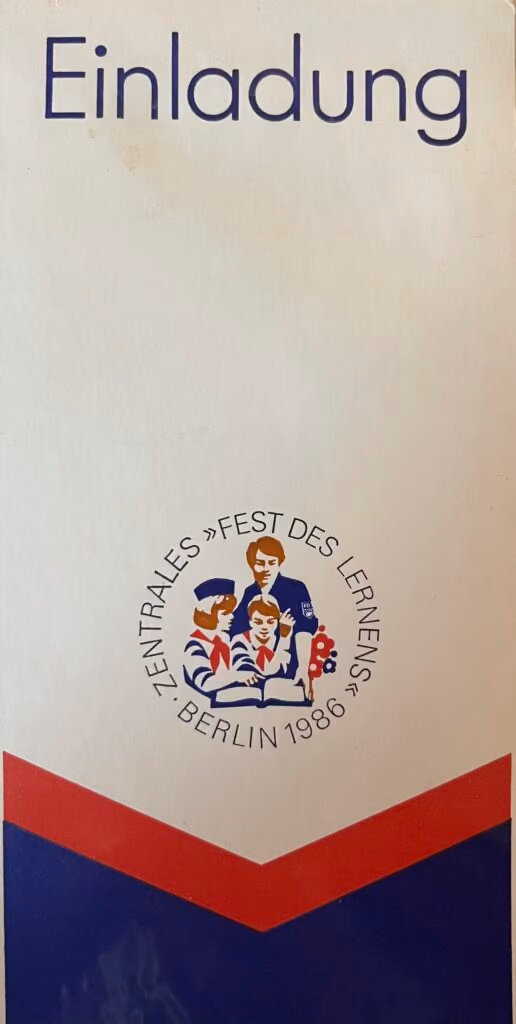 Zentrales "Fest des Lernens" - Berlin 1986
