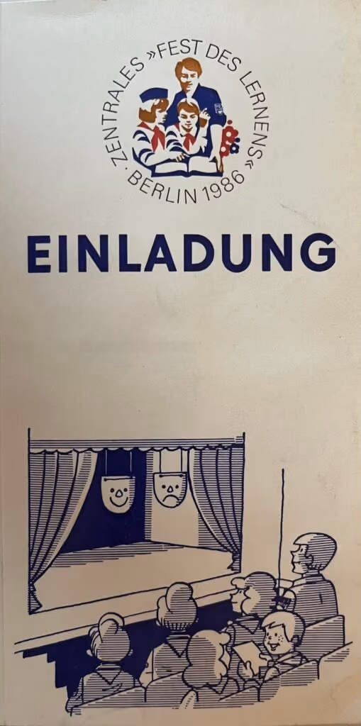 Zentrales "Fest des Lernens" - Berlin 1986