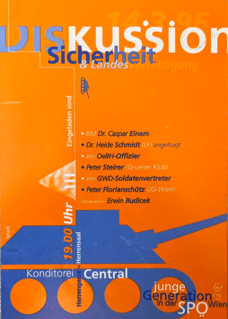 Diskussion Sicherheit & Landesverteidigung - 14.3.96