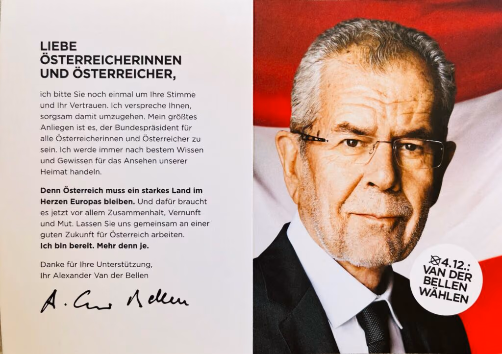 4.12.: Van der Bellen wählen