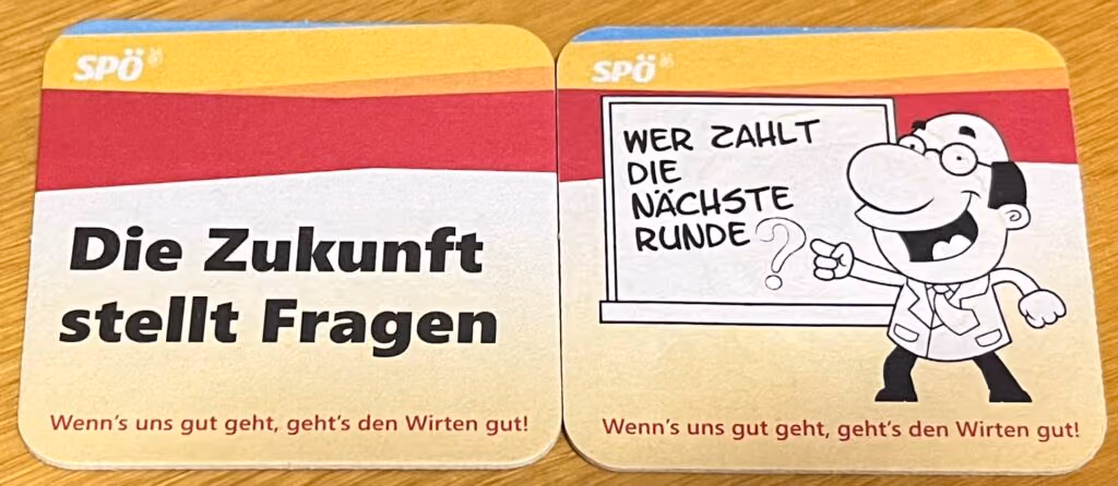 Wer zahlt die nächste Runde?