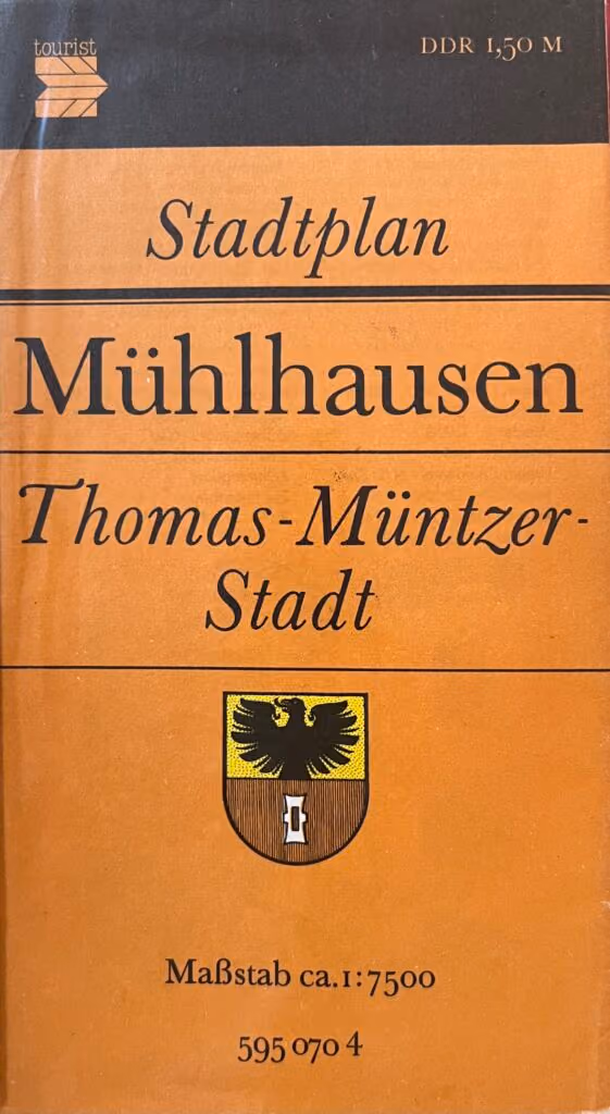 Stadtplan Mühlhausen Thomas-Müntzer-Stadt