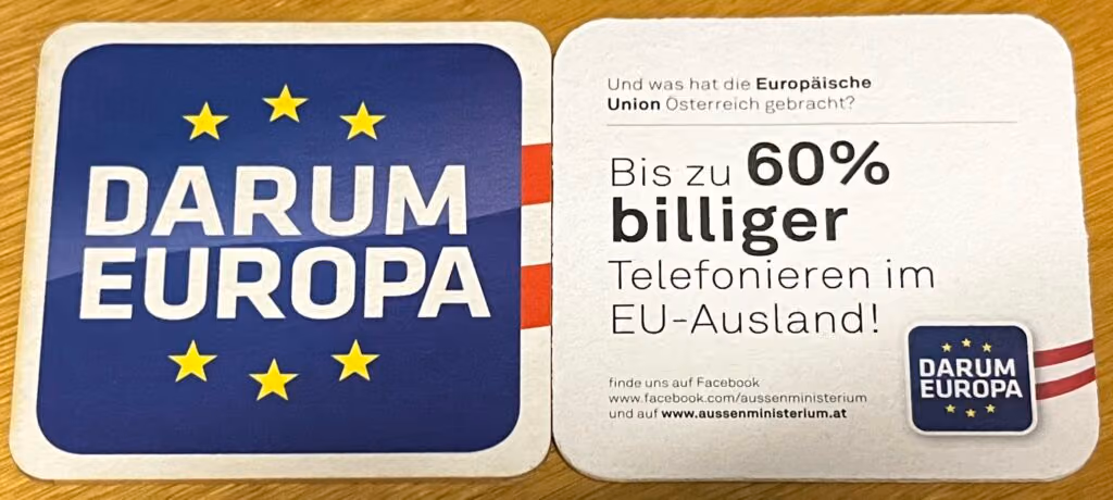 Darum Europa: Bis zu 60 % billiger Telefonieren im EU-Ausland!