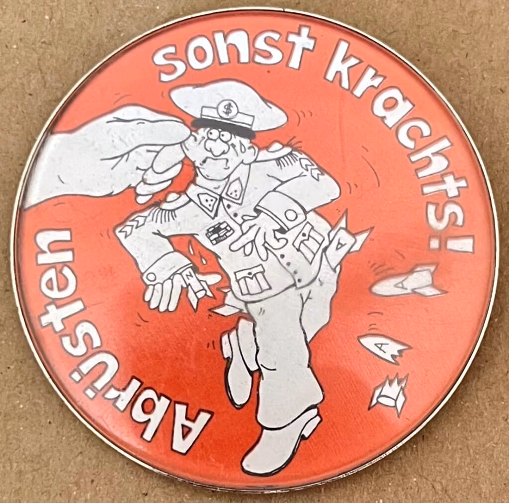 Abrüsten sonst krachts!