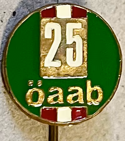 ÖAAB - 25 Jahre Mitgliedschaft