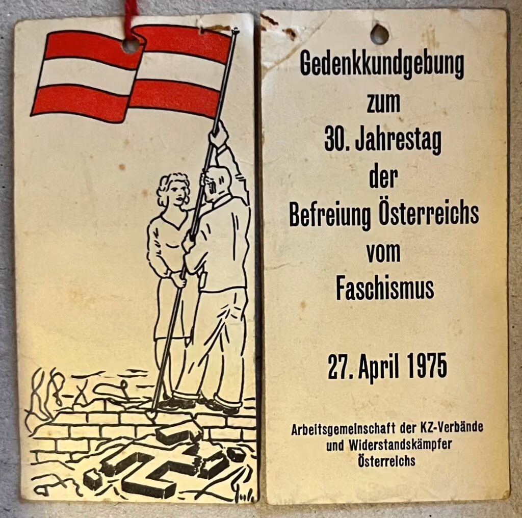 Gedenkkundgebung zum 30.Jahrestag der Befreiung Österreichs vom Faschismus