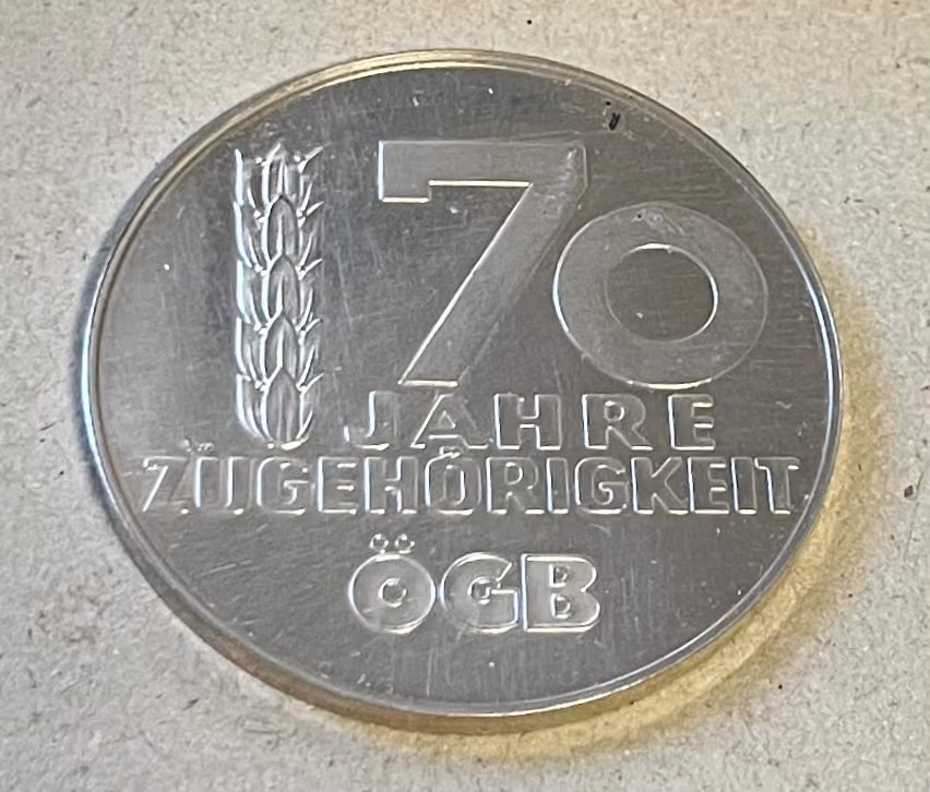 70 Jahre Mitgliedschaft