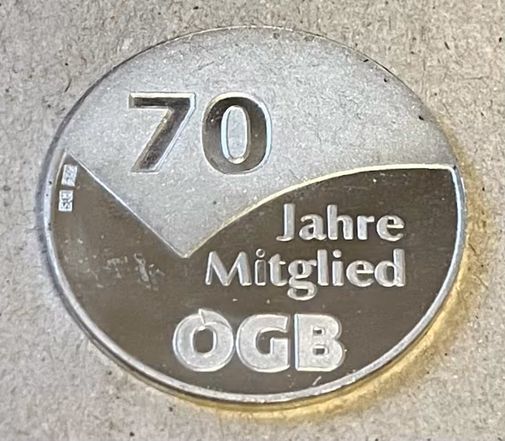 70 Jahre Mitgliedschaft