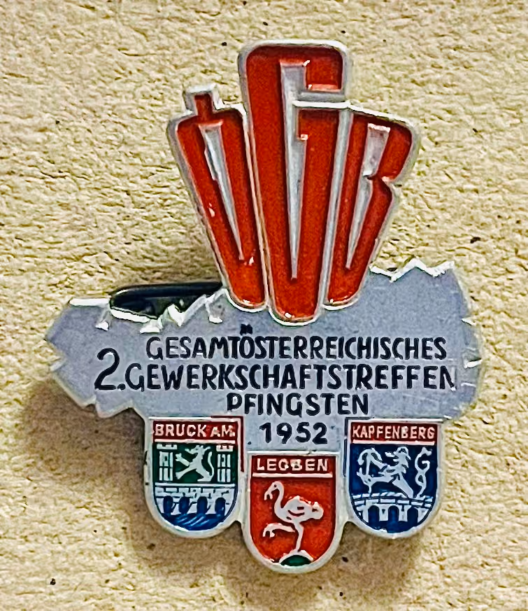 ÖGB 2. Gesamtösterreichisches Gewerkschaftstreffen Pfingsten 1952