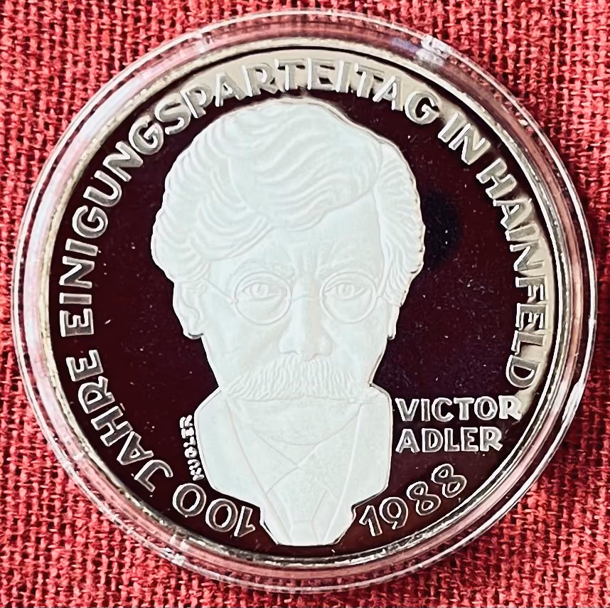 100 Jahre Einigungsparteitag in Hainfeld 1988 - Victor Adler
