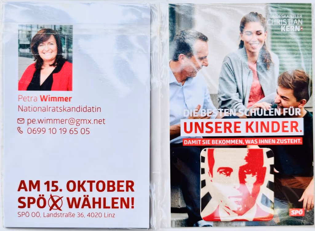 Am 15. Oktober SPÖ wählen! Petra Wimmer Nationalratskandidatin