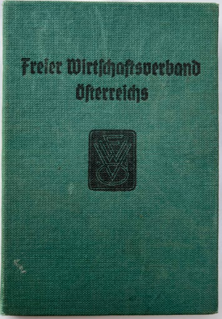 Freier Wirtschaftsverband Österreich - Mitgliedsbuch
