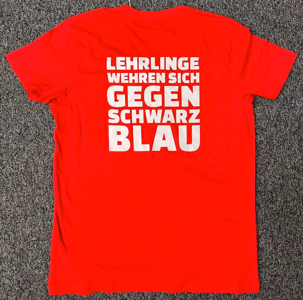 JVR bleibt - Lehrlinge wehren sich gegen Schwarz-Blau