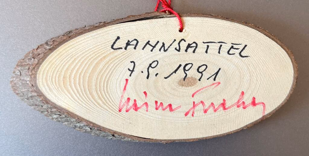 Heinz Fischer - Lahnsattel 7.9.1991
