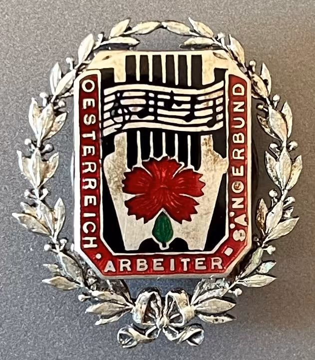 ÖASB - Österreichischer Arbeitersängerbund - Ehrenzeichen Silber