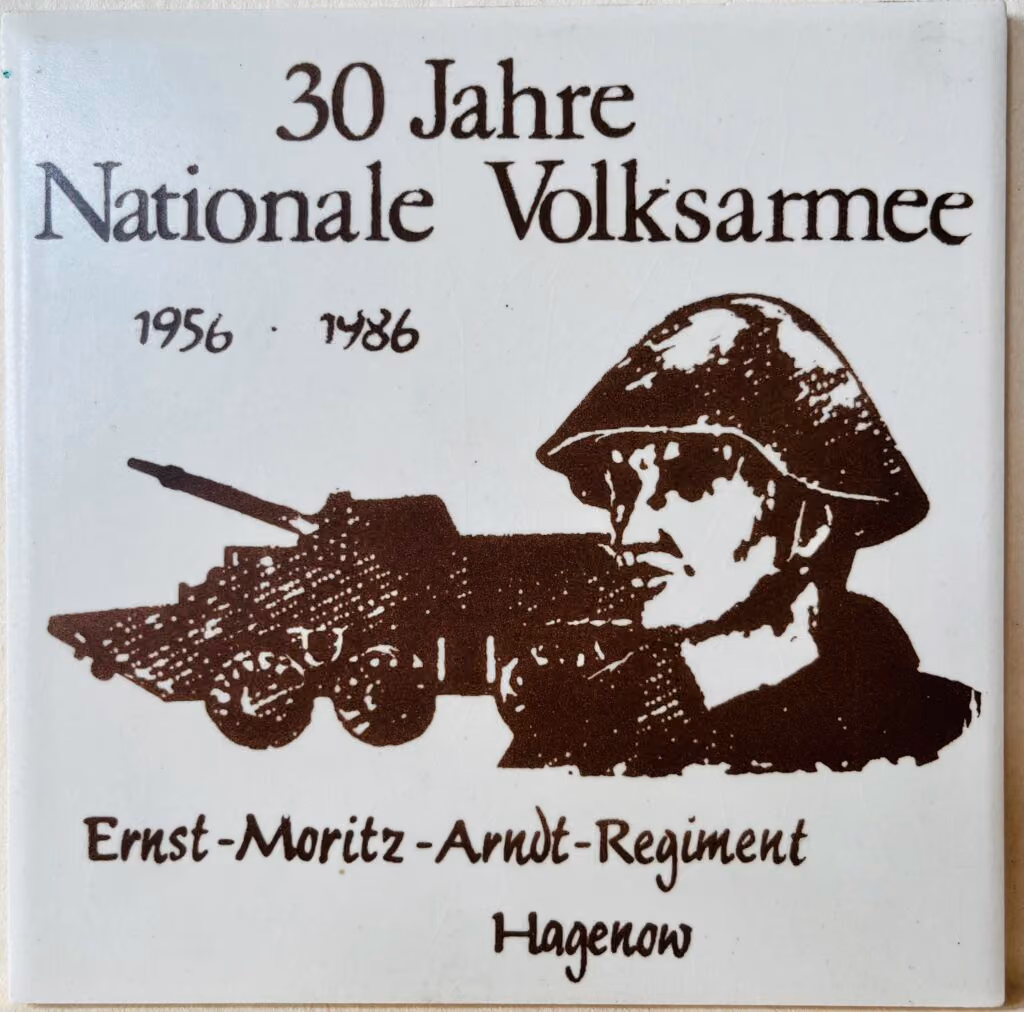 NVA - 30 Jahre Nationale Volksarmee - Ernst-Moritz-Arndt-Regiment Hagenow