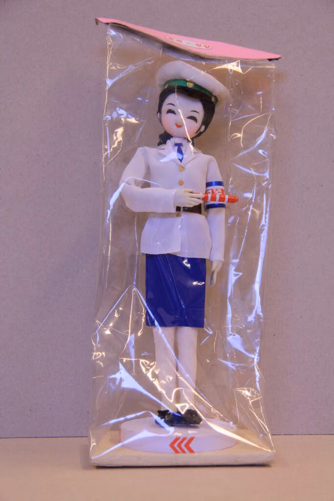Verkehrs-Polizistin Pyongyang (Nordkorea)