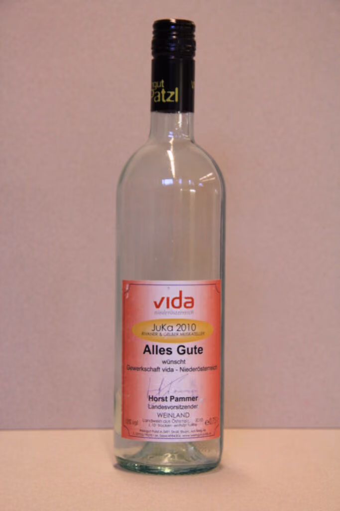 Vida Niederösterreich - Alles Gute wünscht Gewerkschaft vida