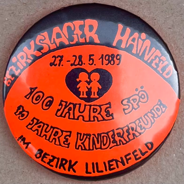 Bezirkslager Hainfeld - 100 Jahre SPÖ - 90 Jahre Kinderfreunde im Bezirk Lilienfeld - 27.-28.5.1989