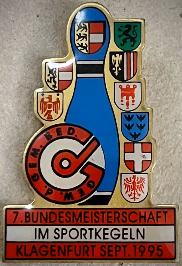 GdG - 7. Bundesmeisterschaften im Sportkegeln - Klagenfurt Sept. 1995