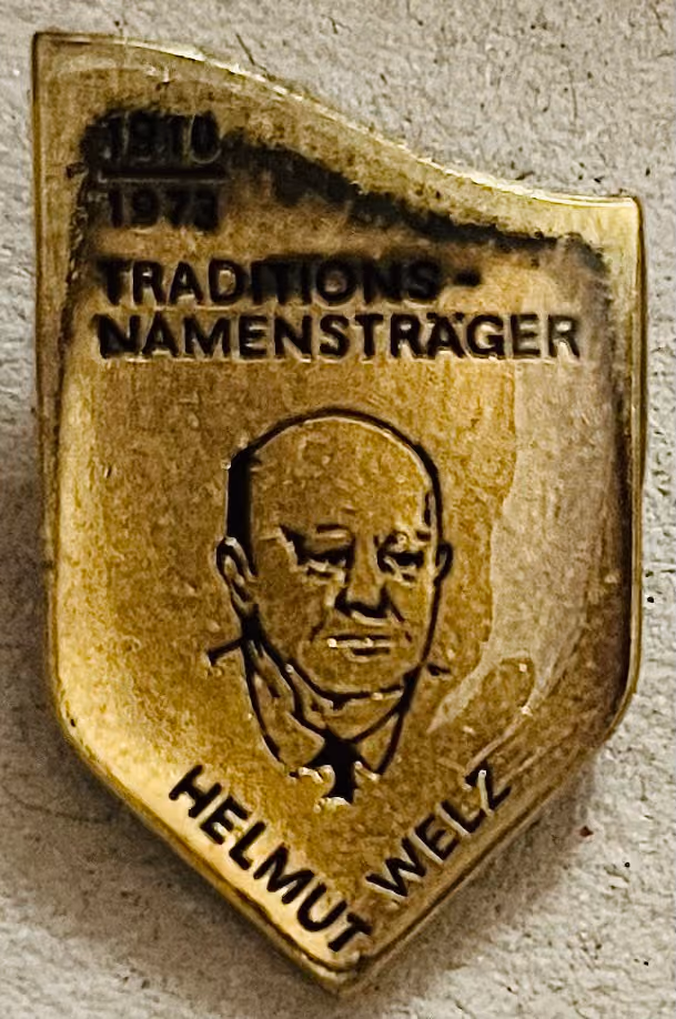 Traditionsnamensträger - Helmut Welz 1910-1979
