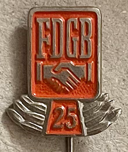 FDGB - 25 Jahre Mitgliedschaft