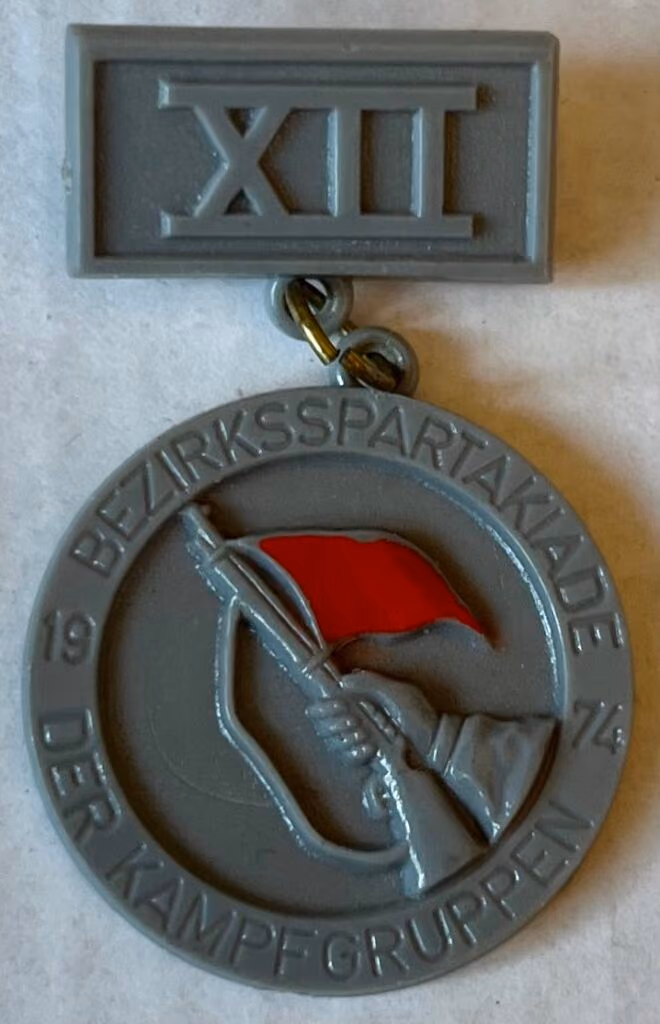 12. Bezirksspartakiade der Kampfgruppen 1974