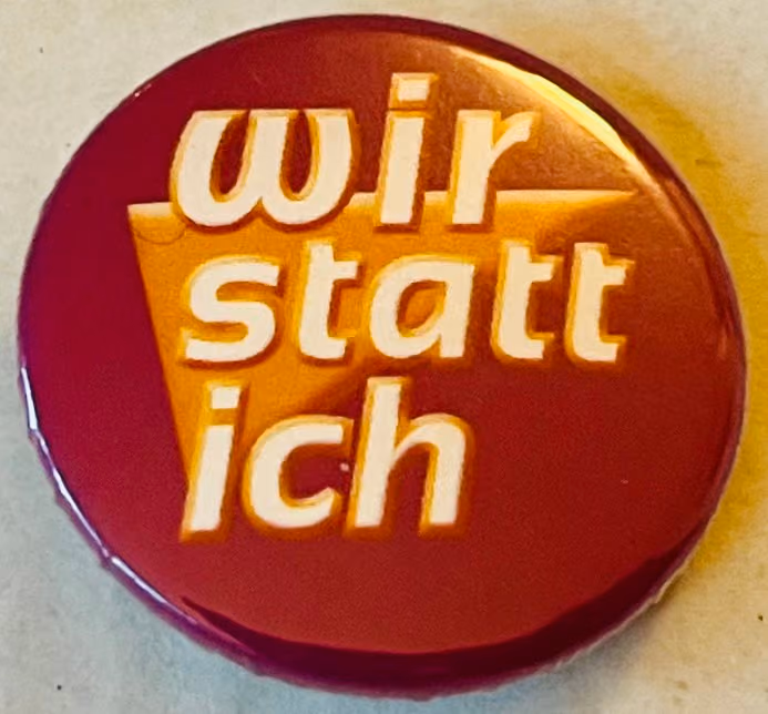 Wir statt ich