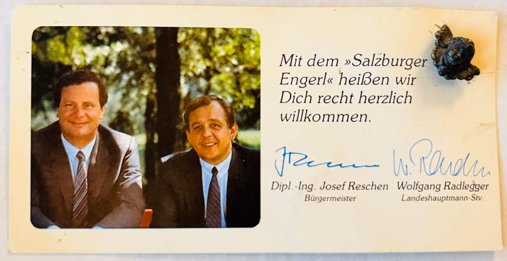 Mit dem "Salzburger Engerl" heißen wir Dich recht herzlich willkommen