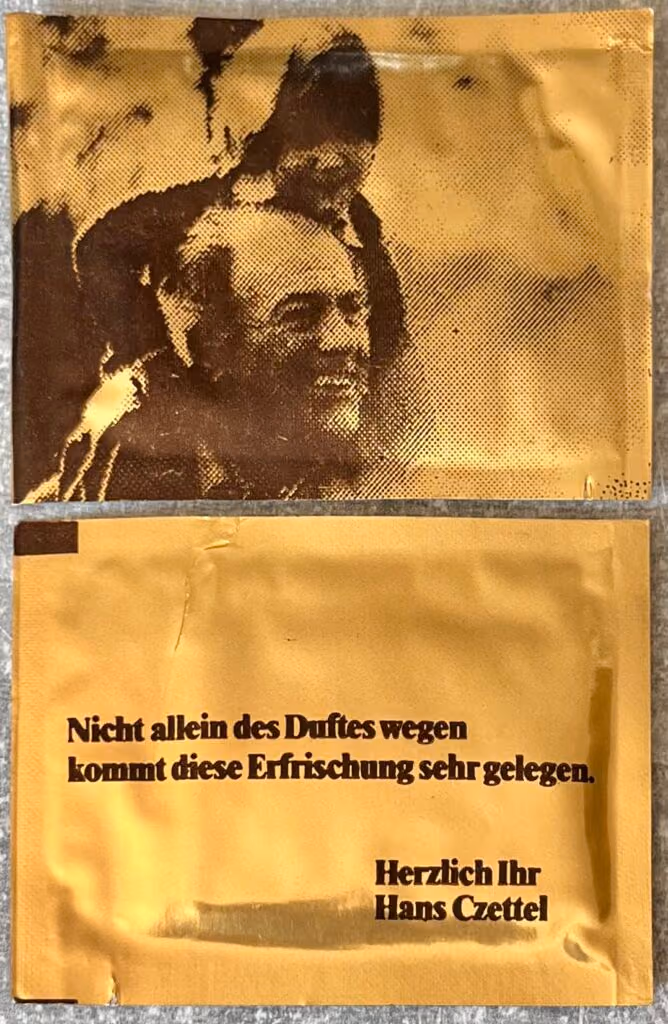 Hans Czettel - Nicht allein des Duftes wegen kommt diese Erfrischung sehr gelegen