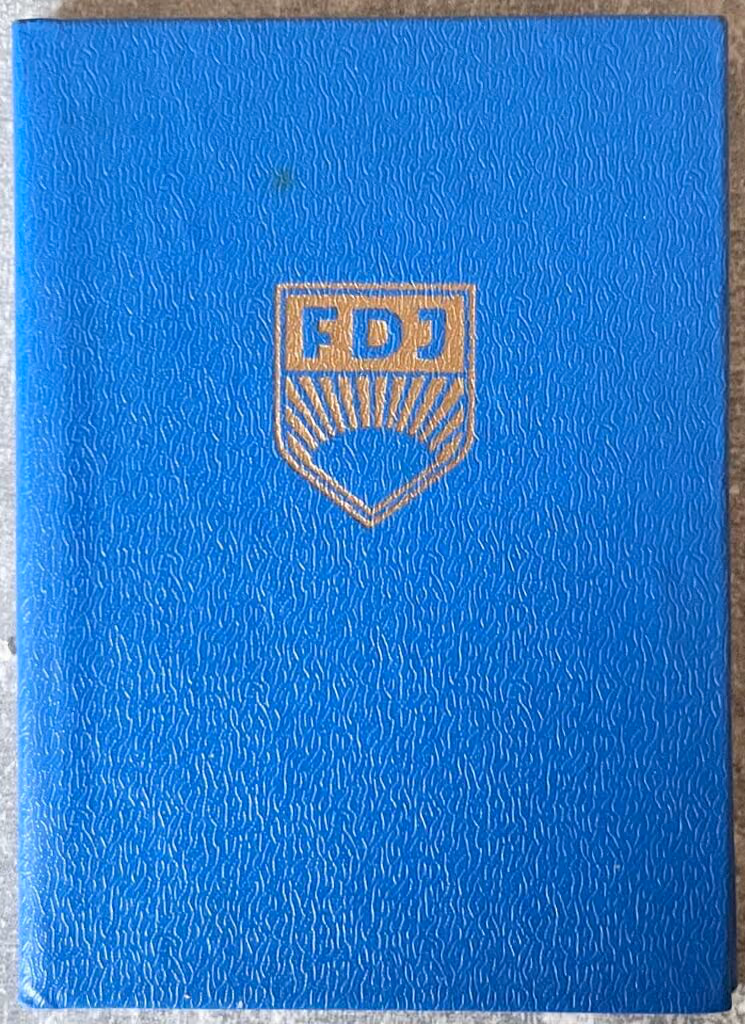 FDJ - Mitgliedsbuch