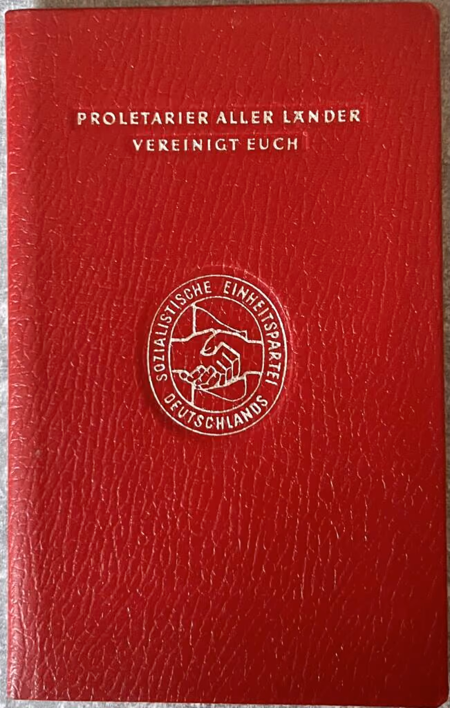 SED - Sozialistische Einheitspartei Deutschlands