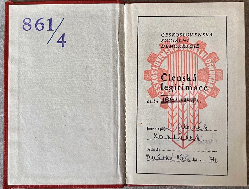 CSSD - Mitgliedsausweis