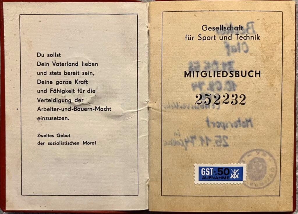 GST - Mitgliedsbuch