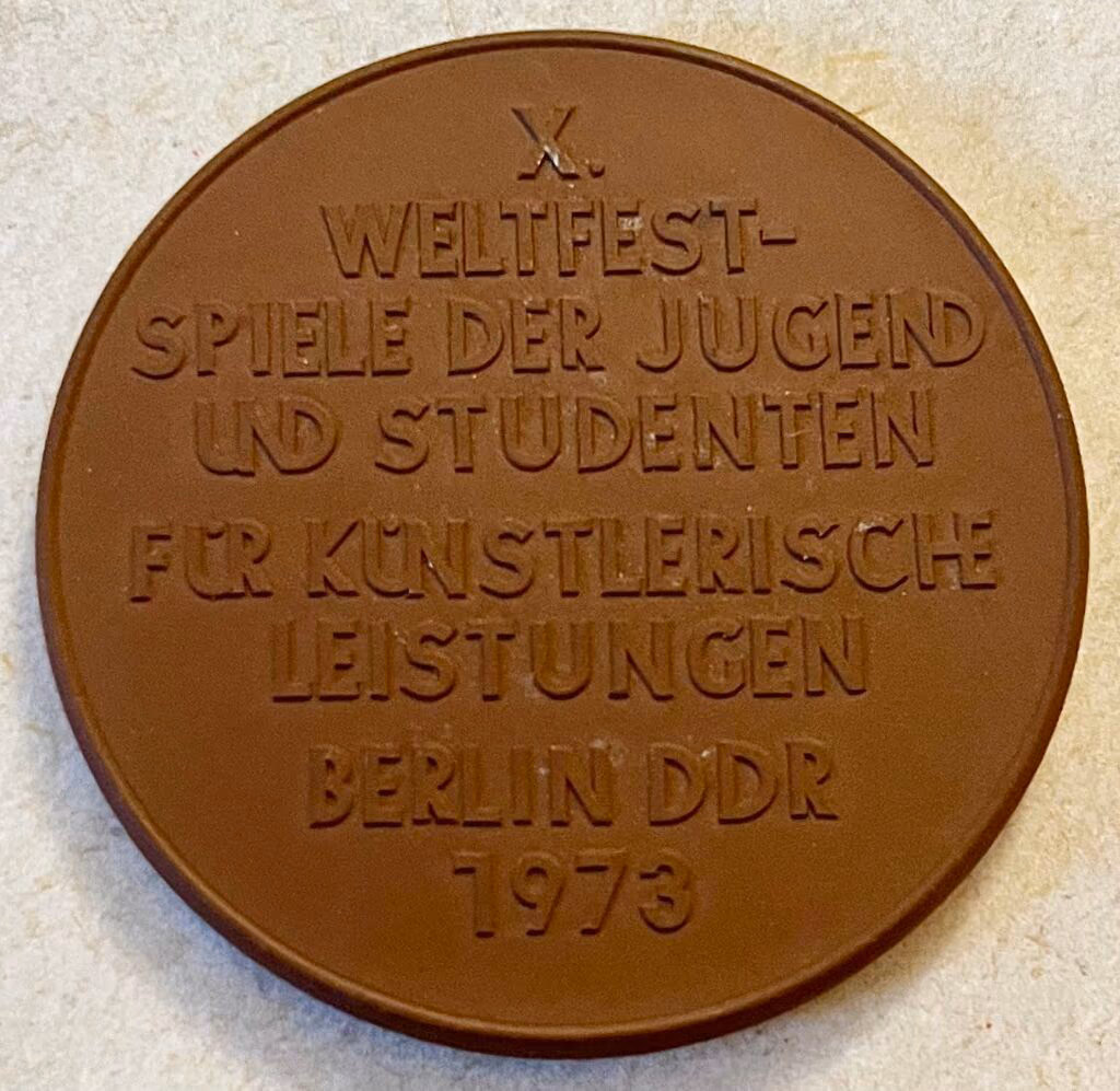 10. Weltfestspiele - Berlin 1973 - Für künstlerische Leistungen