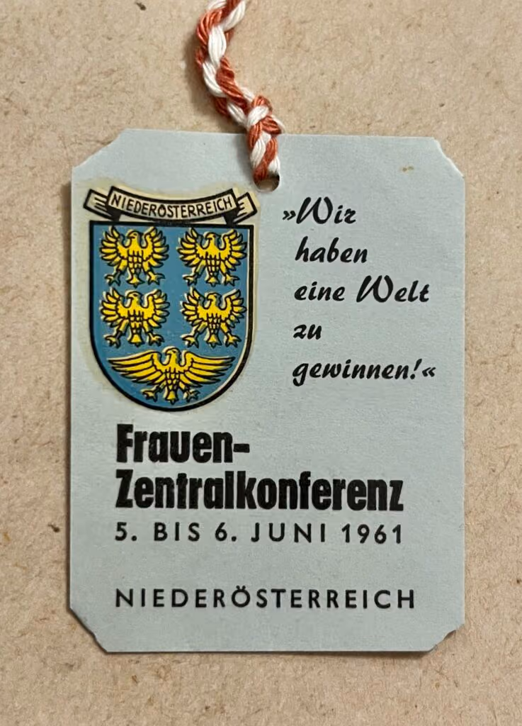 SPÖ-Frauen - Frauen-Zentralkonferenz - 5. bis 6.Juni 1961 - Niederösterreich