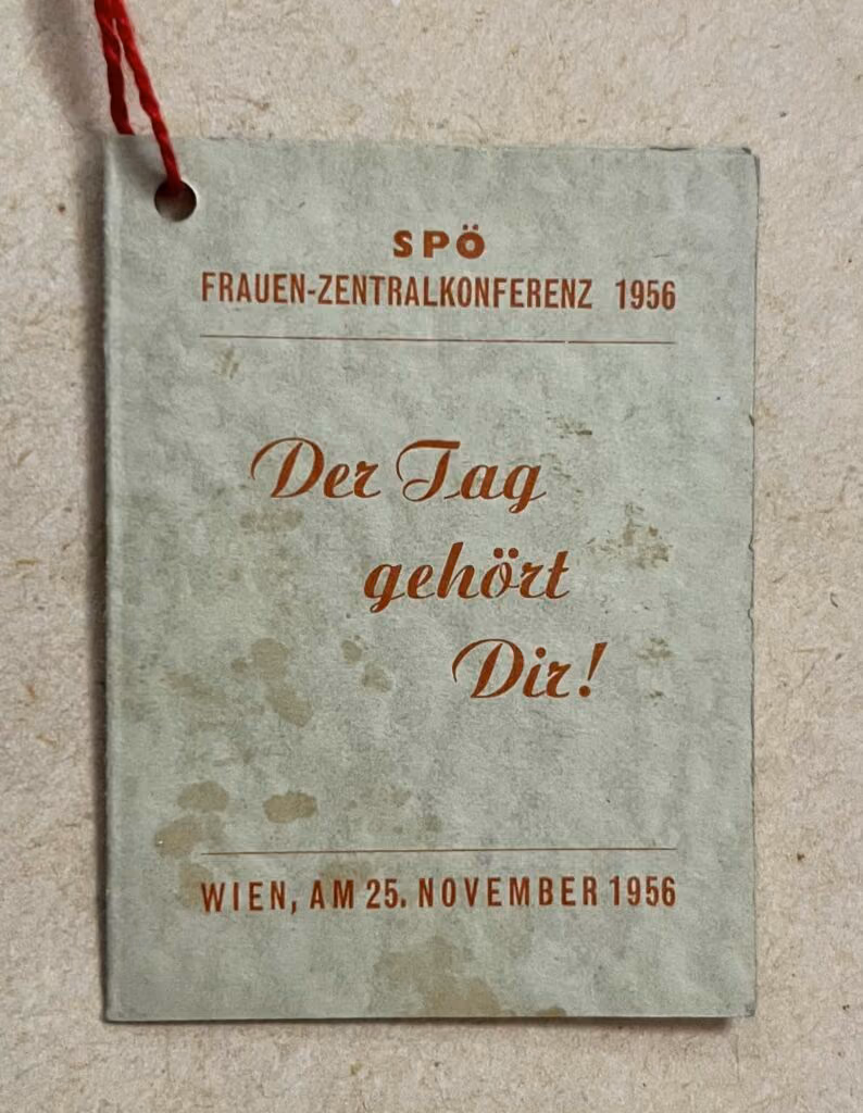 SPÖ-Frauen - Frauen-Zentralkonferenz 1956 - Wien, am 25.November 1956