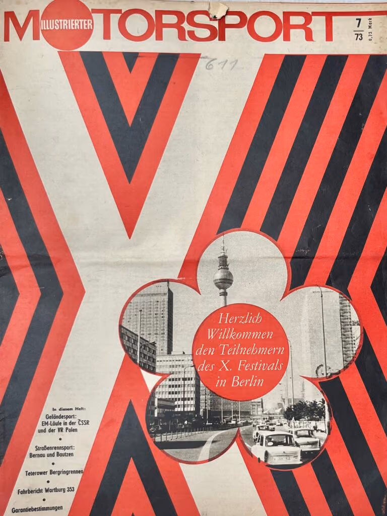 10. Weltfestspiele - Berlin 1973 - Herzlich Willkommen den Teilnehmern des X. Festivals in Berlin