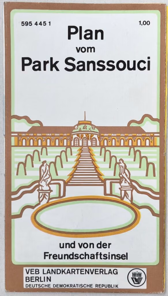 Plan vom Park Sanssouci und von der Freundschaftsinsel