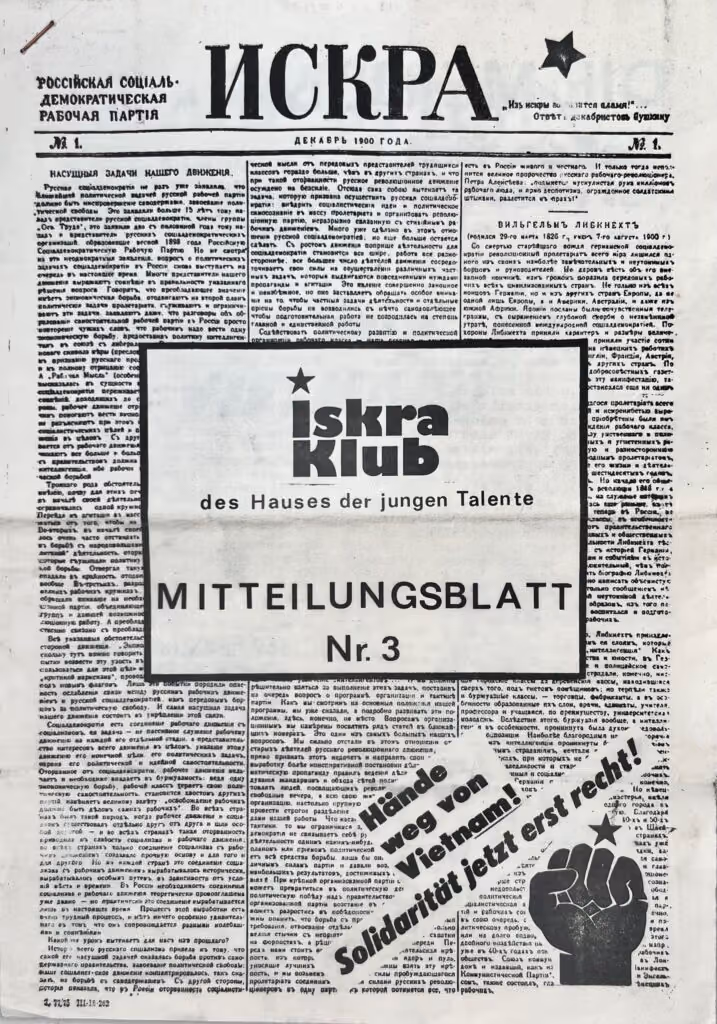 Iskra-Klub des Hauses der jungen Talente - Mitteilungsblatt 3