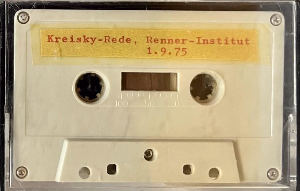 Kreisky-Rede, Renner-Institut 1.9.75