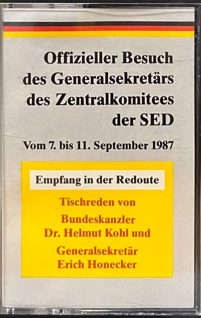 Offizieller Besuch des Generalsekretärs des Zentralkomitees der SED
