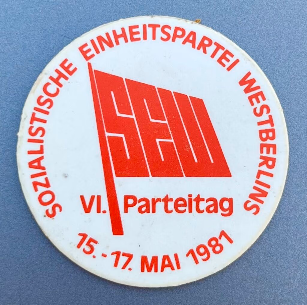 SEW - 6. Parteitag - 15.-17.Mai 1981