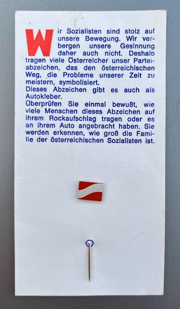 SPÖ - Mitgliedsabzeichen