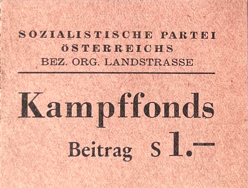 SPÖ-Landstrasse - Kampffonds
