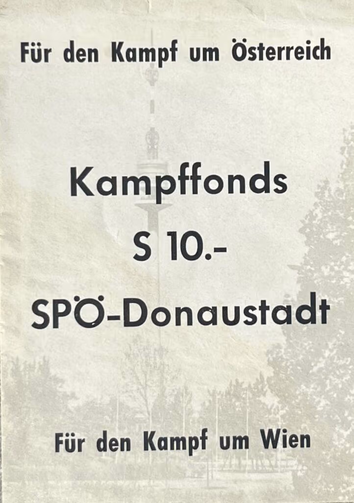 SPÖ-Donaustadt - Für den Kampf um Österreich - Für den Kampf um Wien