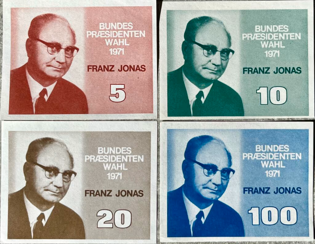Franz Jonas - Bundespräsidentenwahl 1971