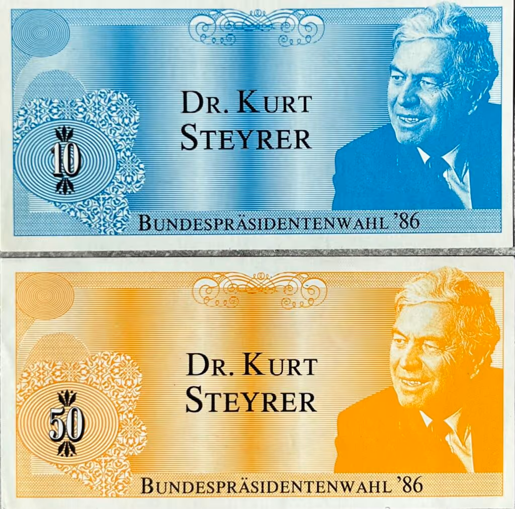 Dr. Kurt Steyrer - Bundespräsidentenwahl ´86